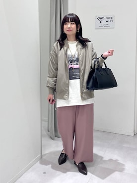 「アイテム（パンプス）」を使った、saoさん（レディース・157cm・40代）の秋コーディネート