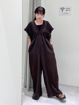 「アイテム（ヘアアクセサリー）」を使った、saoさん（レディース・157cm）の夏コーディネート