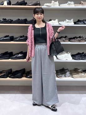 「アイテム（カーディガン/ボレロ）」を使った、saoさん（レディース・157cm・40代）の夏コーディネート