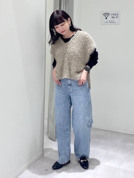 「アイテム（ピアス（両耳用））」を使った、saoさん（レディース・157cm・40代）の秋コーディネート