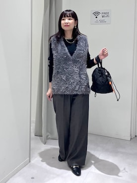 「アイテム（レッグウェア）」を使った、saoさん（レディース・157cm・40代）の秋コーディネート