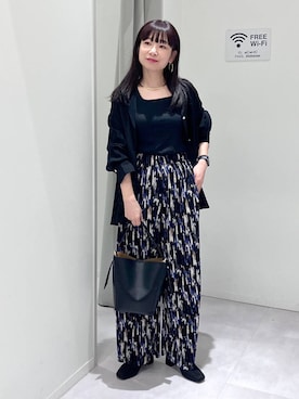 「アイテム（タンクトップ）」を使った、saoさん（レディース・157cm・40代）の夏コーディネート
