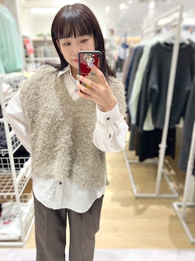 「アイテム（ピアス（両耳用））」を使った、saoさん（レディース・157cm・40代）の秋コーディネート