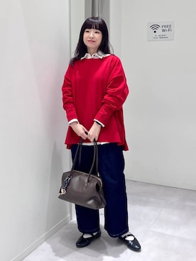 「アイテム（ピアス（両耳用））」を使った、saoさん（レディース・157cm・40代）の秋コーディネート