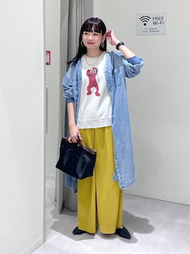 「アイテム（ワンピース）」を使った、saoさん（レディース・157cm・40代）の夏コーディネート