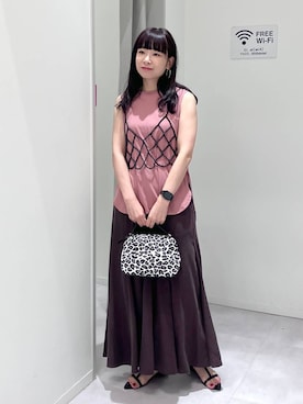 「アイテム（スカート）」を使った、saoさん（レディース・157cm・40代）の夏コーディネート