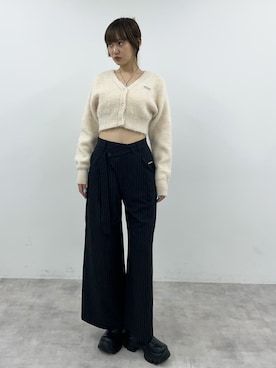 城野香遥さん（レディース・172cm）の秋コーディネート