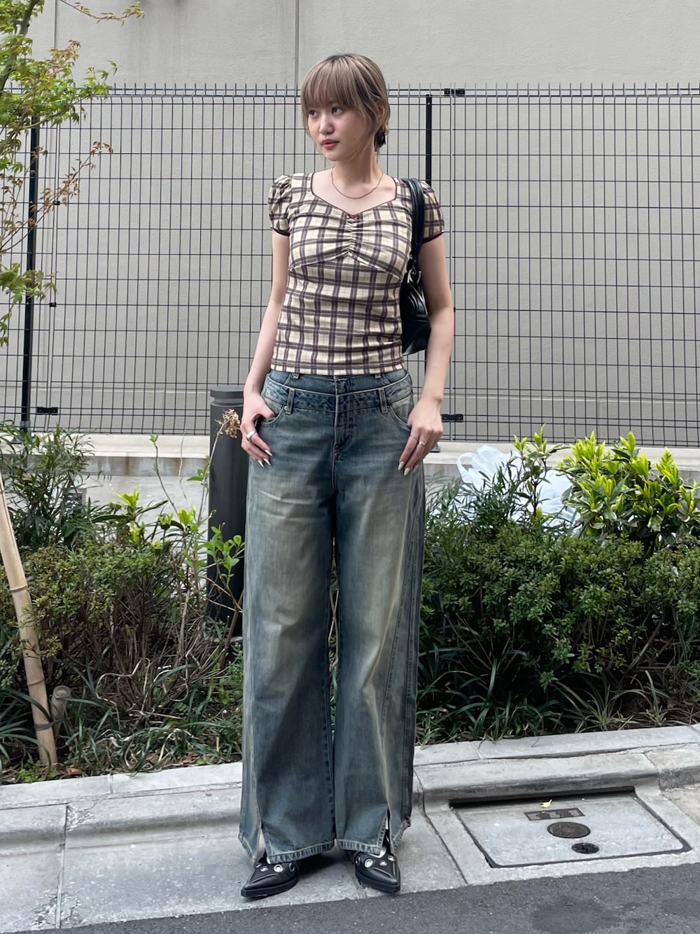 LAYERED STRAIGHT PT-C レイヤード ストレート パンツ シー SLY（スライ）の「LAYERED STRAIGHT PT-C レイヤード ストレート