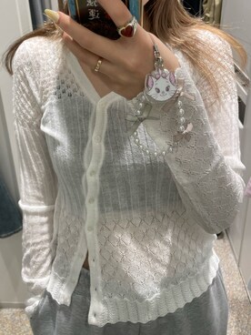 城野香遥さん（レディース・172cm）の春コーディネート