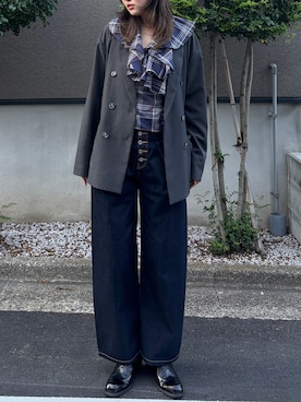 城野香遥さん（レディース・172cm）の夏コーディネート