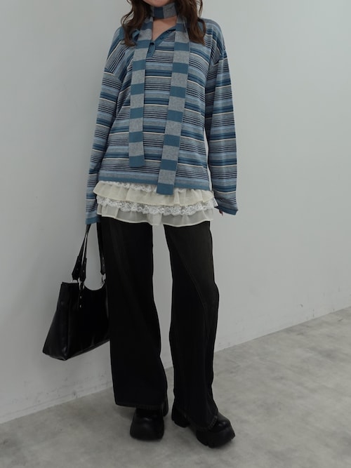 J/W SWITCHING STRAIGHT PT ジャストウエスト スイッチング