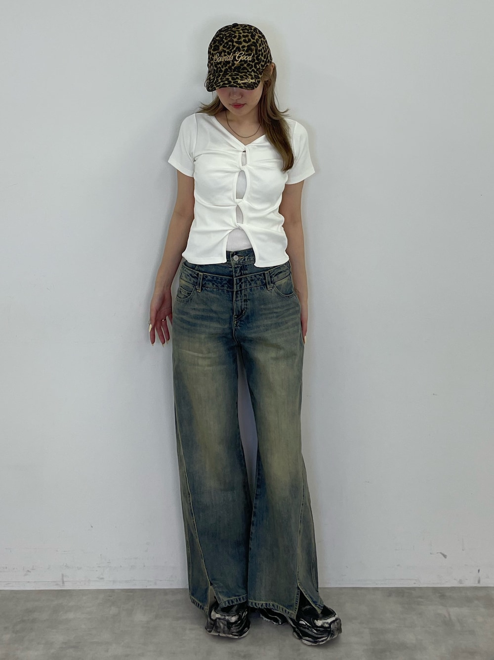LAYERED STRAIGHT PT-C レイヤード ストレート パンツ シーを
