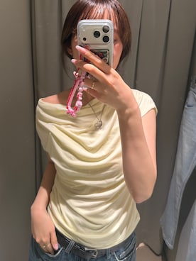 「SLY」｜城野香遥さん（レディース・172cm）の春コーディネート