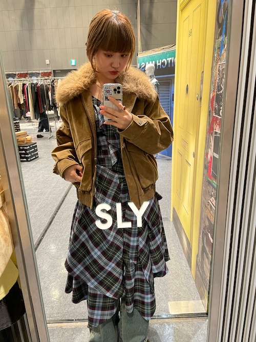 WASHED PUFFER BZ ウォッシュド パッファー ブルゾン SLY