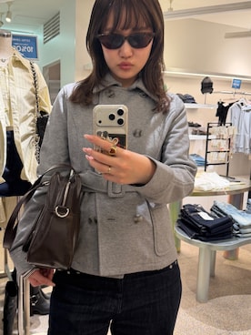 城野香遥さん（レディース・172cm）の春コーディネート