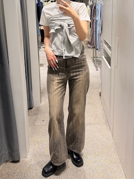 城野香遥さん(レディース・172cm)の春コーディネート