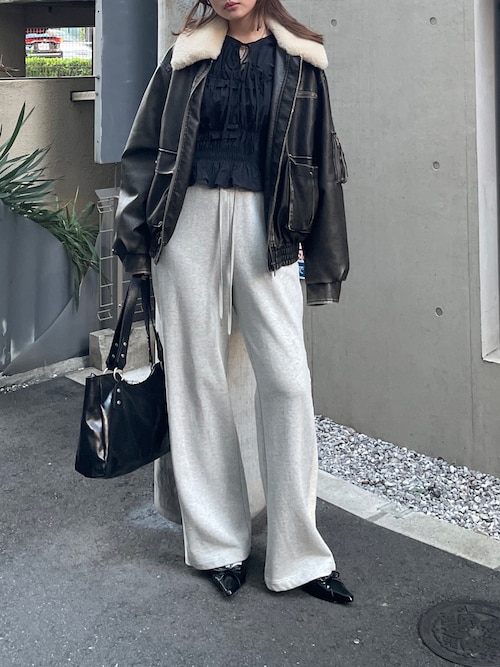 完売品最終値下げ‼️SLY ヴィンテージフェイクレザーショートブルゾン ファー SLY ヴィンテージ フェイクレザー ショート ブルゾン