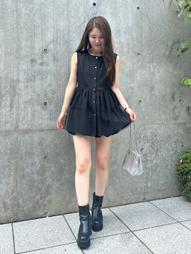 「ジレ」｜kayoさん（レディース・154cm）の夏コーディネート