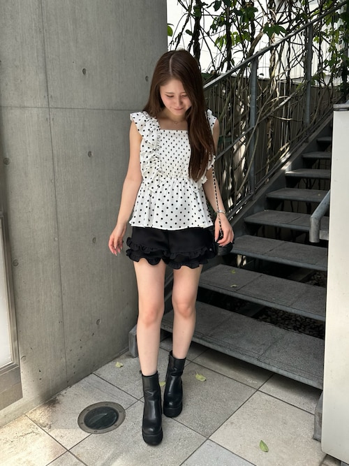 【大放出セール】 DIESEL 黒 スター柄 ドット柄 長袖シャツ M（DIESEL ディーゼル トップス