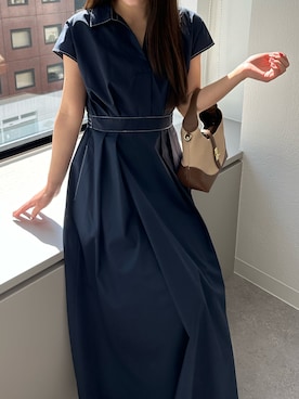 「春ワンピ」｜kayoさん（レディース・154cm）の春コーディネート