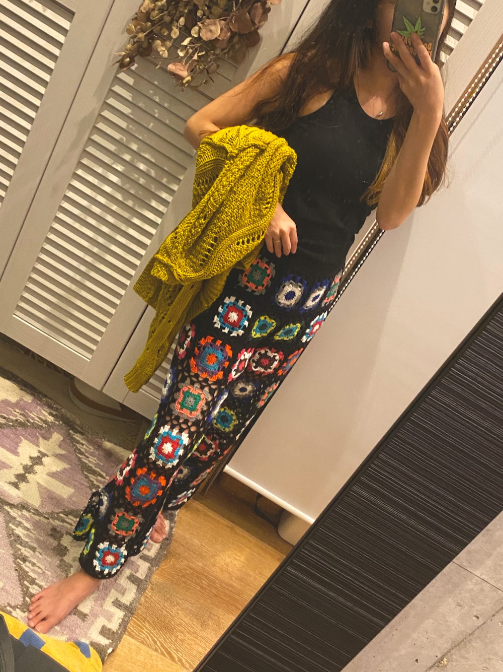 ジーナシス　ハンドクロシェモチーフパンツ JEANASIS（ジーナシス）の「ハンドクロシェモチーフパンツ