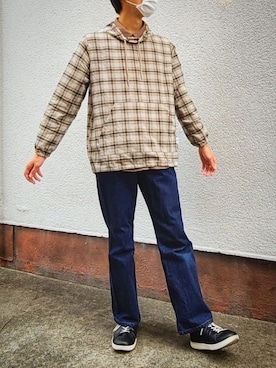 「AEON STYLE（イオンスタイル）のアイテム」を使った、たかやん⭐低身長かわいいコーデさん（メンズ・160cm）の秋コーディネート