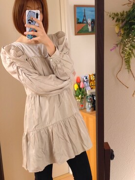 「ティアードブラウス」｜lisapandaさん（レディース・164cm）の春コーディネート