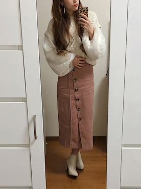 saaaya_codeさん（レディース・161cm）の冬コーディネート