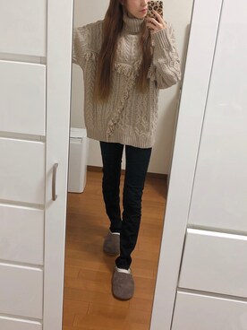 「oneway glamorous（ワンウェイグラマラス）のアイテム」を使った、saaaya_codeさん（レディース・161cm）の秋コーディネート