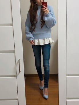 saaaya_codeさん（レディース・161cm）の冬コーディネート