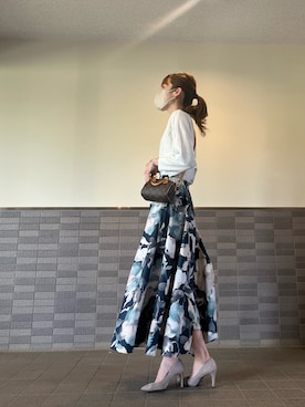 「fifth（フィフス）のアイテム（ニット/セーター）」を使った、saaaya_codeさん（レディース・161cm）の春コーディネート