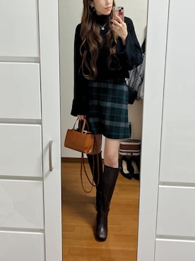 saaaya_codeさん（レディース・161cm）の冬コーディネート