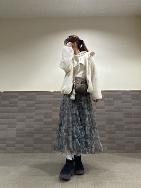 「着回しコーデ」｜saaaya_codeさん（レディース・161cm）の冬コーディネート