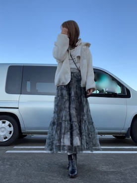 「classicalelf（クラシカルエルフ）のアイテム（ブルゾン）」を使った、saaaya_codeさん（レディース・161cm）の秋コーディネート