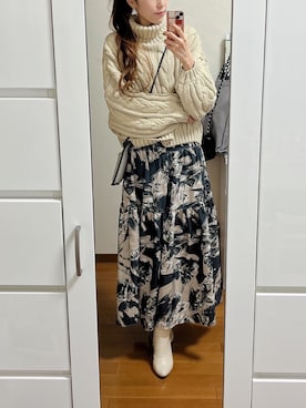 saaaya_codeさん（レディース・161cm）の冬コーディネート