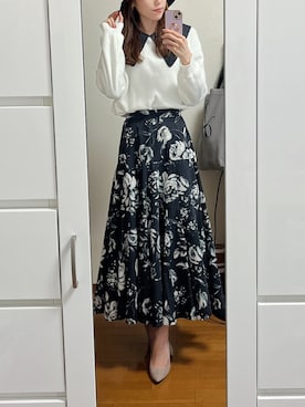 「rienda（リエンダ）のアイテム（帽子）」を使った、saaaya_codeさん（レディース・161cm）の春コーディネート