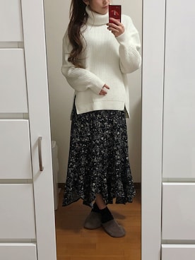 saaaya_codeさん（レディース・161cm）の冬コーディネート