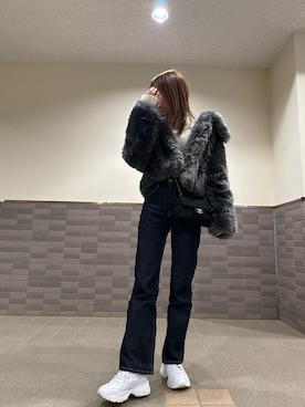 saaaya_codeさん（レディース・161cm）の冬コーディネート