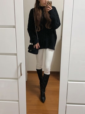 saaaya_codeさん（レディース・161cm）の冬コーディネート