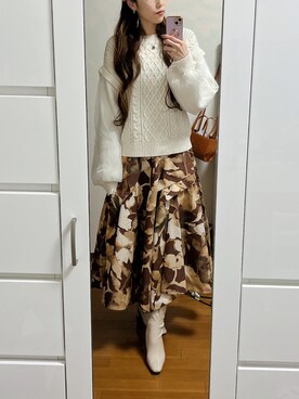 saaaya_codeさん（レディース・161cm）の冬コーディネート