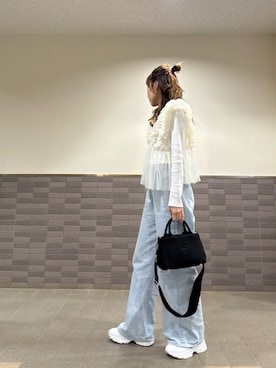 「PRADA（プラダ）のアイテム」を使った、saaaya_codeさん（レディース・161cm）の春コーディネート