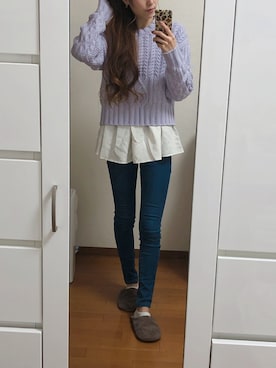 saaaya_codeさん（レディース・161cm）の冬コーディネート