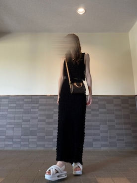「アイテム（スカート）」を使った、saaaya_codeさん（レディース・161cm）の夏コーディネート