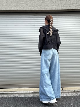 「アイテム（ブルゾン）」を使った、saaaya_codeさん（レディース・161cm）の秋コーディネート