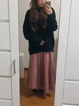 saaaya_codeさん（レディース・161cm）の冬コーディネート