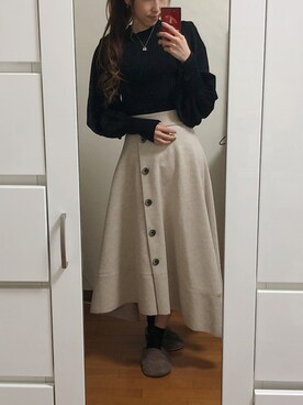 saaaya_codeさん（レディース・161cm）の冬コーディネート