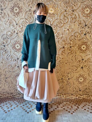 UN3D.（アンスリード）の「バルーンカットスカート（スカート