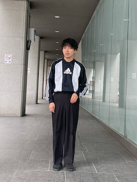 「BEAMS（ビームス）のアイテム（スラックス）」を使った、mw14さん（メンズ・170cm）の春コーディネート