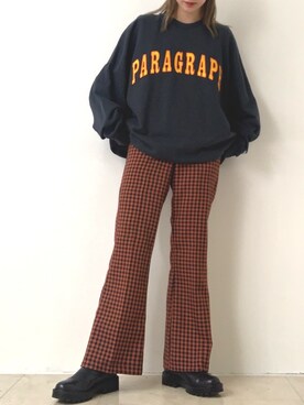 「BASQUE magenta（バスクマゼンタ）のアイテム」を使った、ａｒｉさん（レディース・157cm）の冬コーディネート