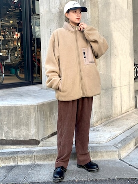 「CONVERSE（コンバース）のアイテム（ブルゾン）」を使った、ａｒｉさん（レディース・157cm）の秋コーディネート